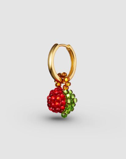 Pura Utz, Mini Apple Earring