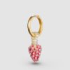 Pura Utz, Mini Pale Strawberry Earring