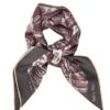 Tapis Noir, Classical bordeaux bloom scarf