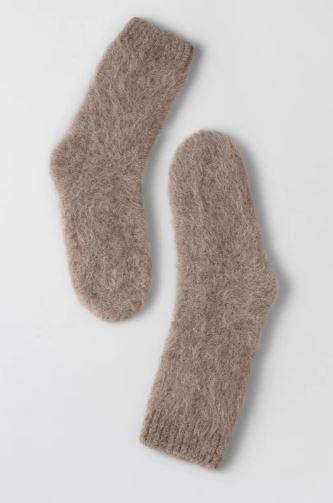 FWSS, Montpellier Cozy Socks Stucco Brown