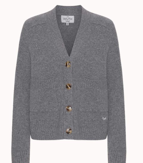 Wuth Copenhagen, Grandpa Cardigan Dark Grey