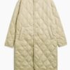 Taion, Military over size crew neck long down jacket