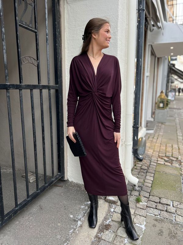 Anine bing, Mathilde dress bordeaux