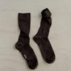 Aiayu, Wol Rib Socks Brun