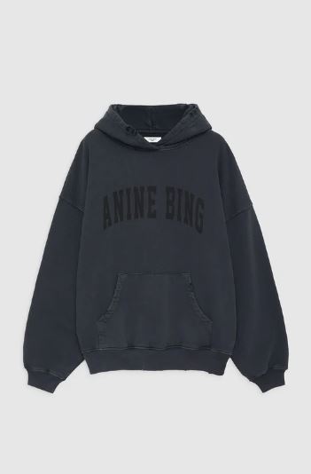 Anine bing, Harvey sweatshirt dark washed black