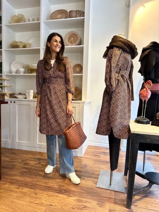 APOF, Madeline dress antheia brown