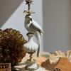 G&C, Candleholder parrot white