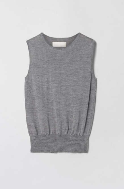 FWSS, Classic Merino Tank Gray Melange