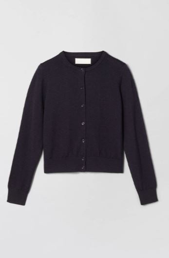 FWSS, Classic Merino Cardigan Navy