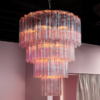 Meuble, Fontaine Chandelier 4 Layer Pink