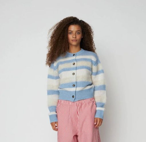 Stella Nova, Striped Mohair Cardigan