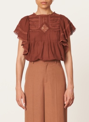 Vanessa Bruno, Calisson blouse brownie