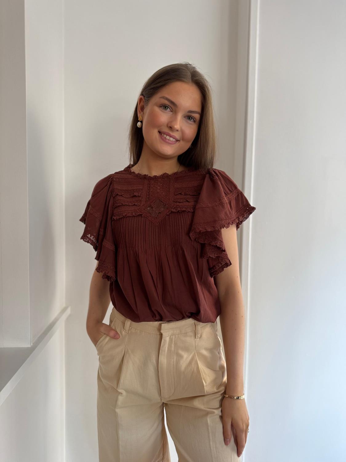 Vanessa Bruno, Calisson blouse brownie