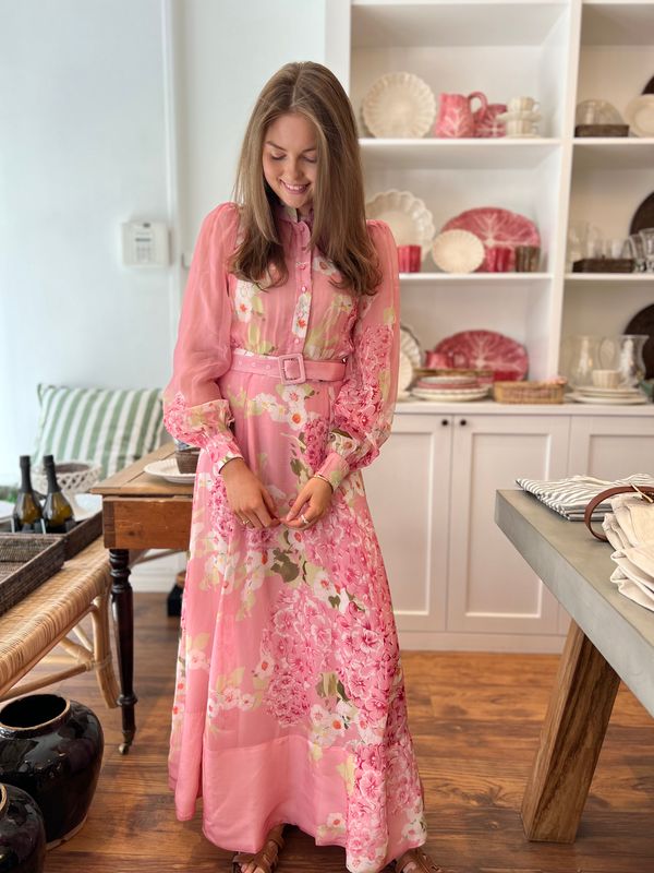 Bytimo, Organza Belt Dress cherry blossom