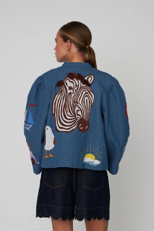 Stella Nova, Out of office embroidered Jacket
