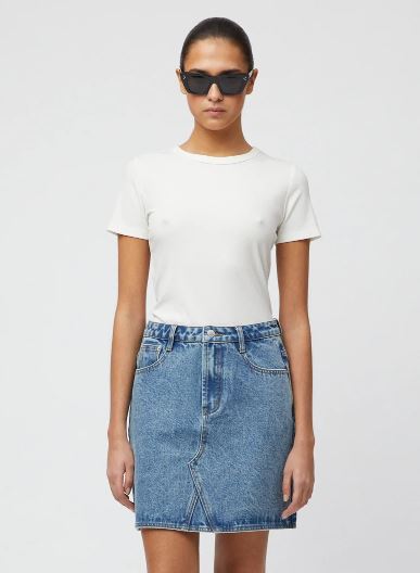 FWSS, Salt denim skirt stonewashed blue