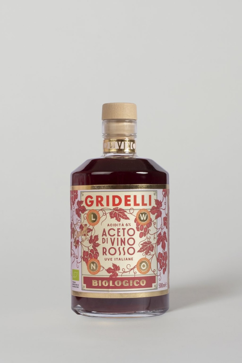 Gridelli, Aceto di vino rosso organic