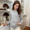Aiayu, Ciscular long sleeve mix grey melange