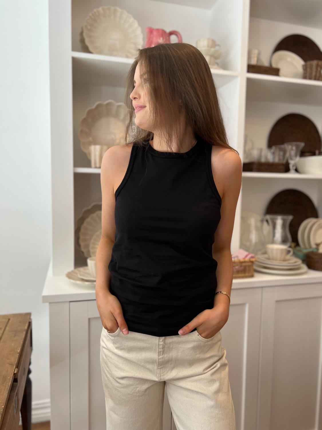 Skall Studio, Loui tank top black