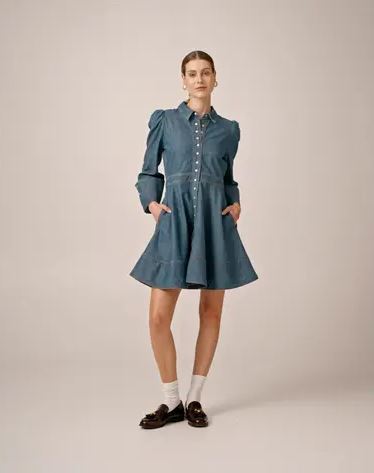 Bytimo, Denim mini dress french blue