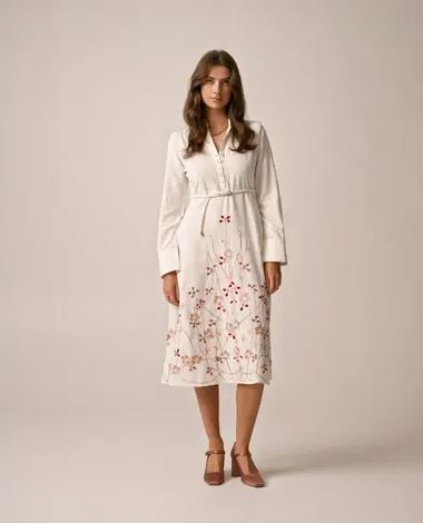 Bytimo, Linen collared dress