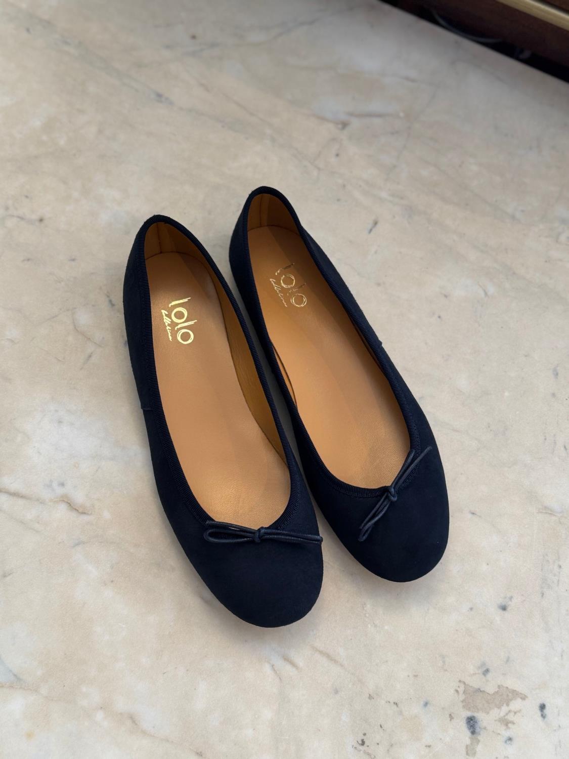 Lolo ballerina, Capri suede navy