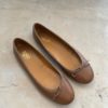 Lolo ballerina, Capri nappa chestnut