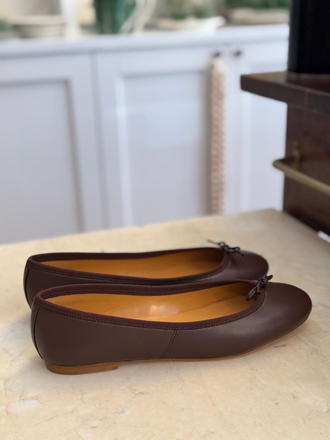 Lolo ballerina, Capri nappa chocolat