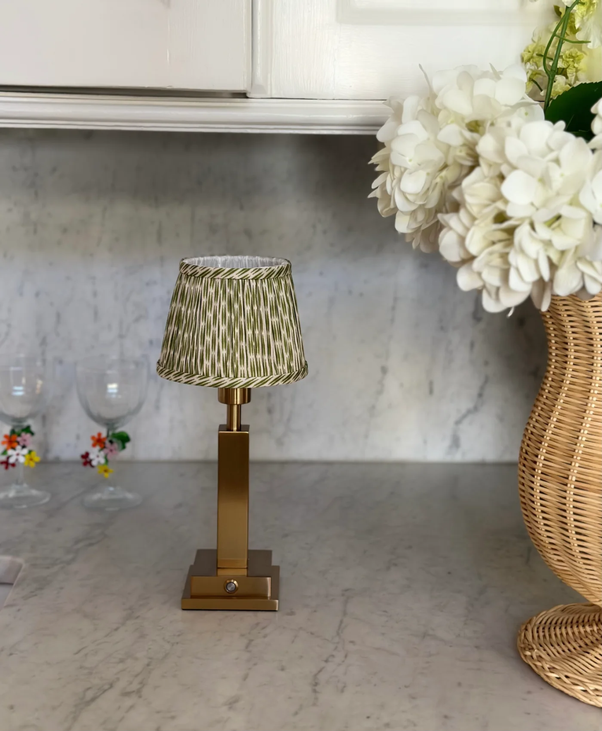 Von Norten, Athena slim Green lamp