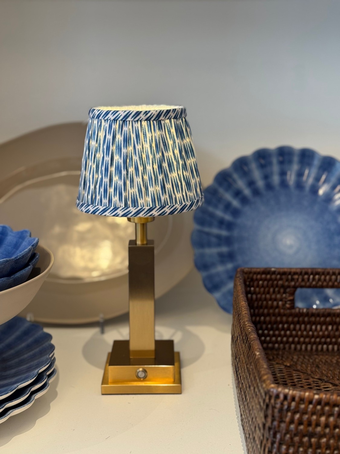 Von Norten, Athena slim blue wave lamp