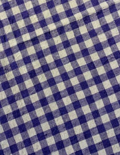 Linge Particulier, Flax Navy Gingham Servietter 6 Stk