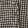 Linge Particulier, Brown Navy Gingham Servietter 6 Stk