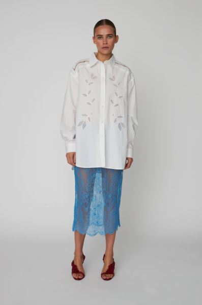 Stella nova, Embroidery anglaise oversized shirt