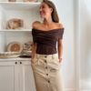 Anine bing, Zaire skirt oatmeal