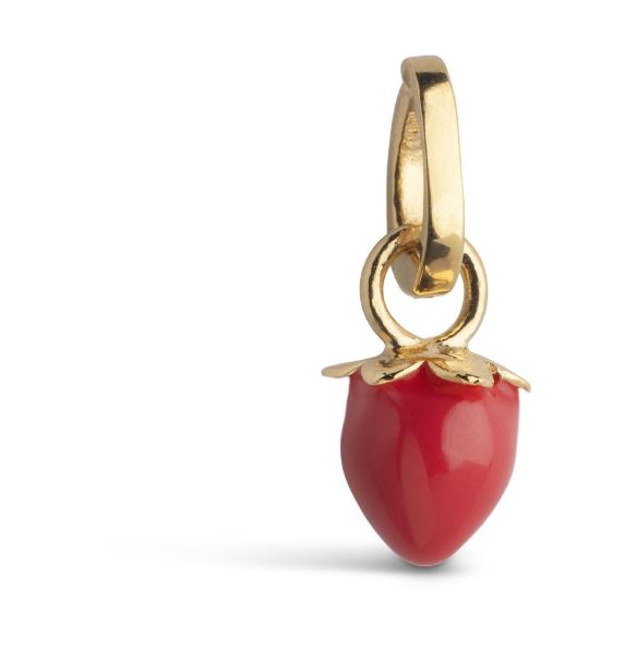 Enamel, Charm sunny strawberry