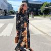 Bytimo, Tailored shirt dress black rose