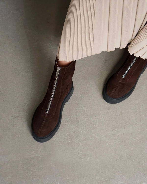 Flattered, ALMA Suede Brown