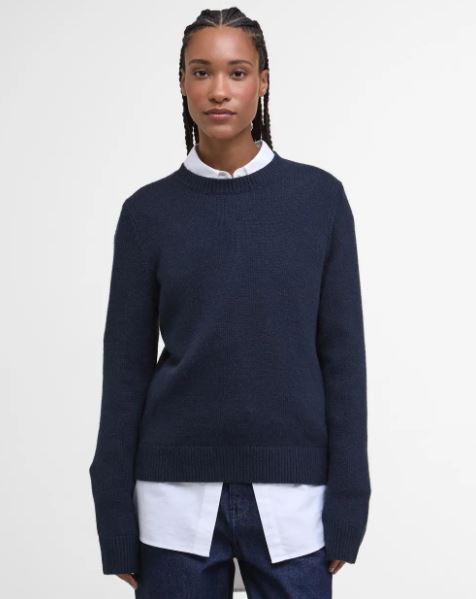 barbour, Woodhouse knitted jumper navy