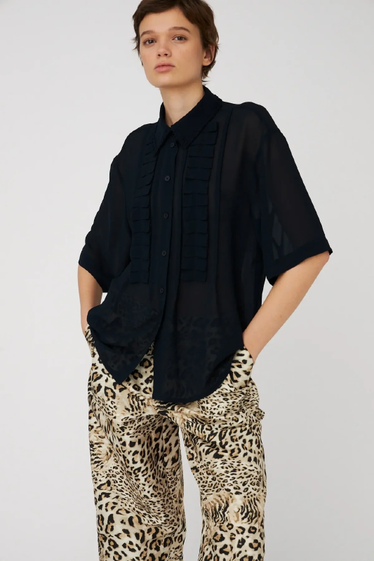 Stella Nova, Sheer shirt with frill