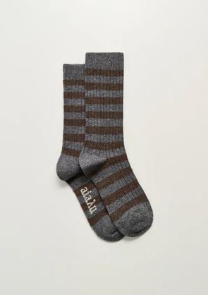 Aiayu, Cashmere sock mix grey