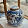 Chinoiserie tea jar large