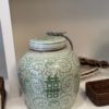 Ginger jar doube happiness green