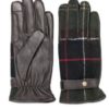 Barbour, Aubrey waterproof tartan gloves
