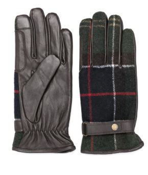 Barbour, Aubrey waterproof tartan gloves
