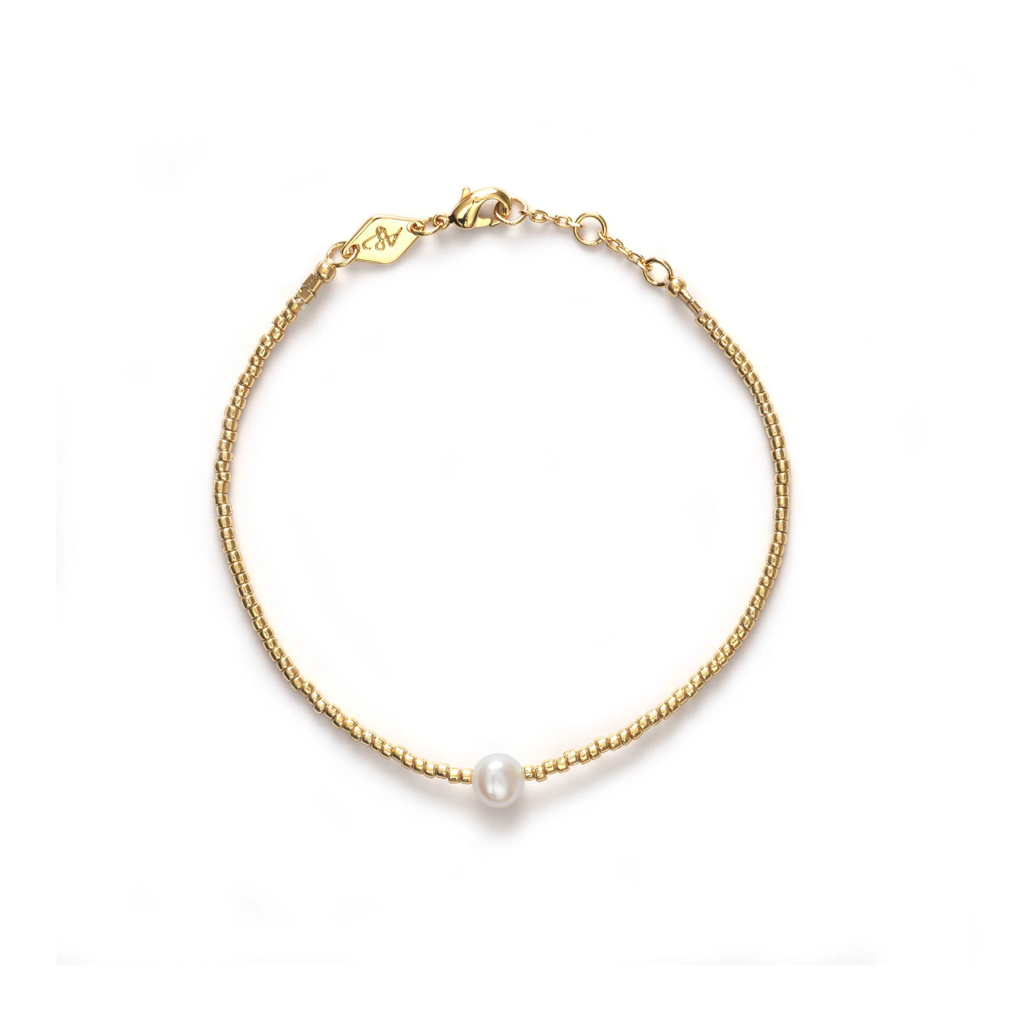 ANNI LU, Pearly bracelet gold