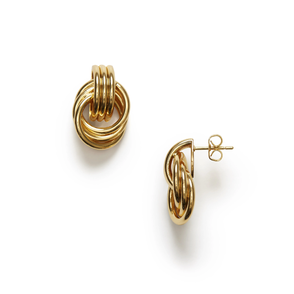 ANNI LU, Triplet earring gold