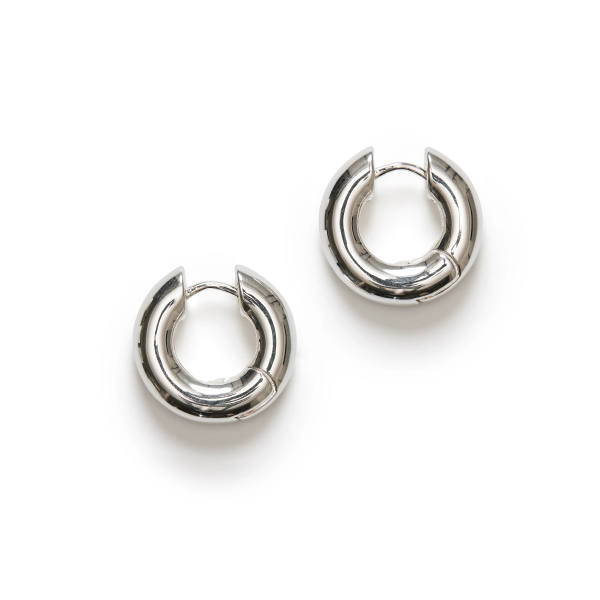 ANNI LU, The big o hoop silver