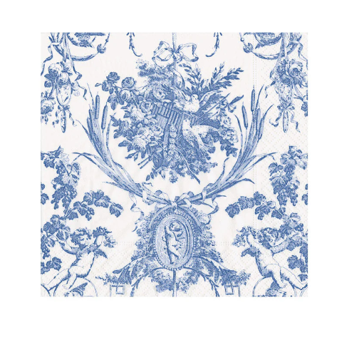 Caspari, Napkin Blue romantic