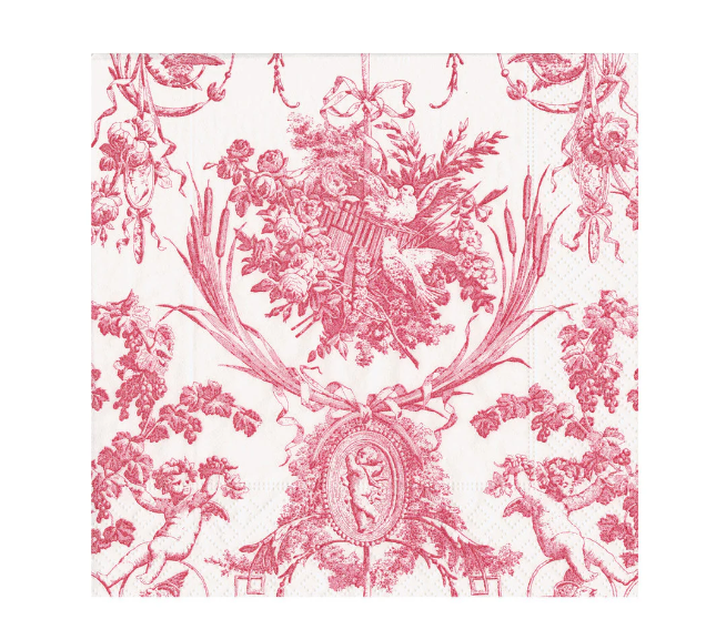 Caspari, Napkin Rose romantic
