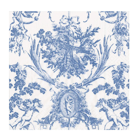 Caspari, Napkin blue romantic